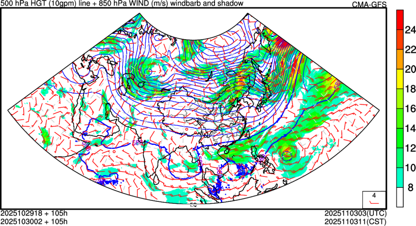 10/29 18时 +105小时