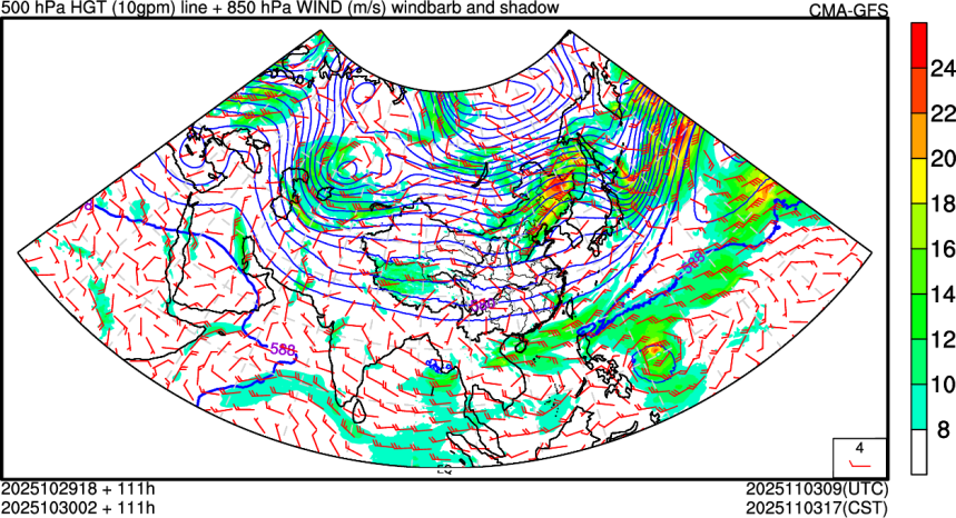 10/29 18时 +111小时