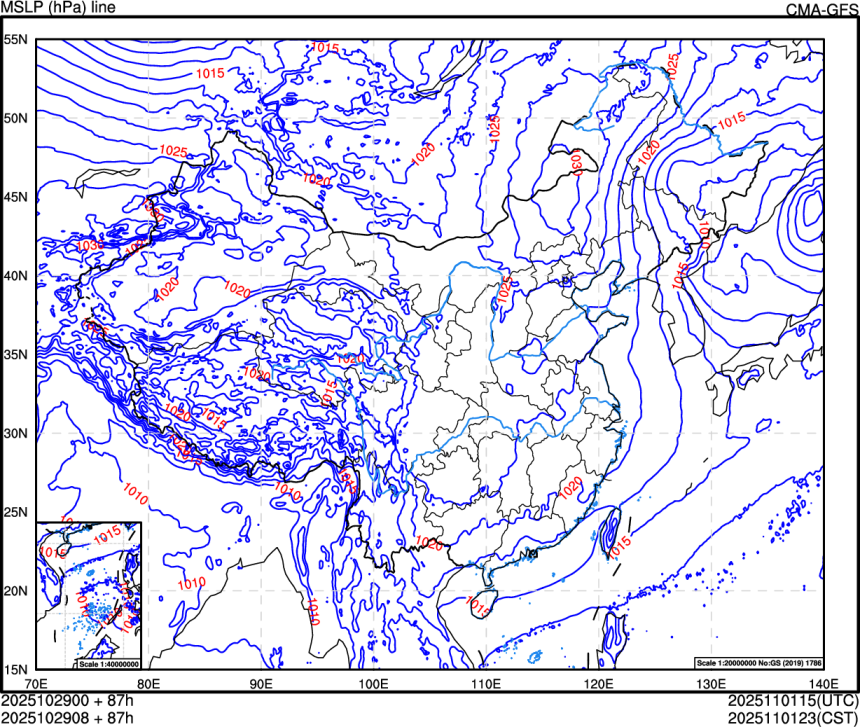 10/29 00时 +087小时