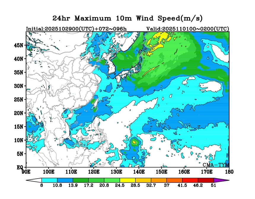 10/29 00时 +096小时