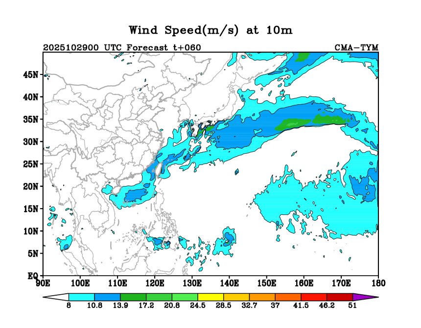 10/29 00时 +060小时