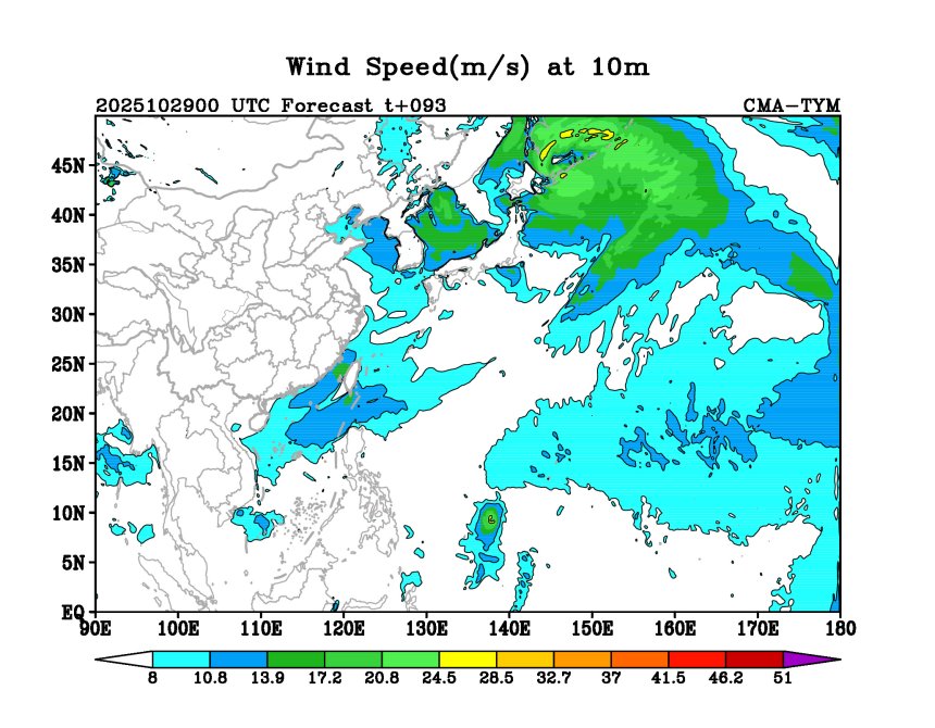 10/29 00时 +093小时