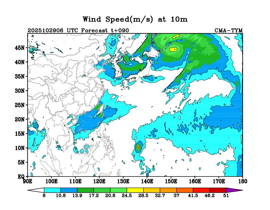 10/29 06时 +090小时