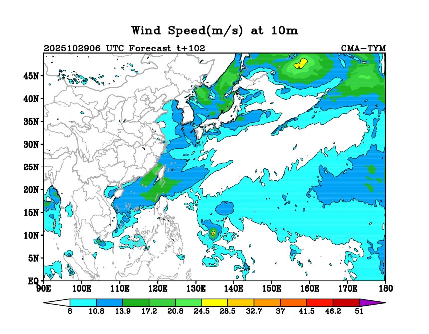 10/29 06时 +102小时