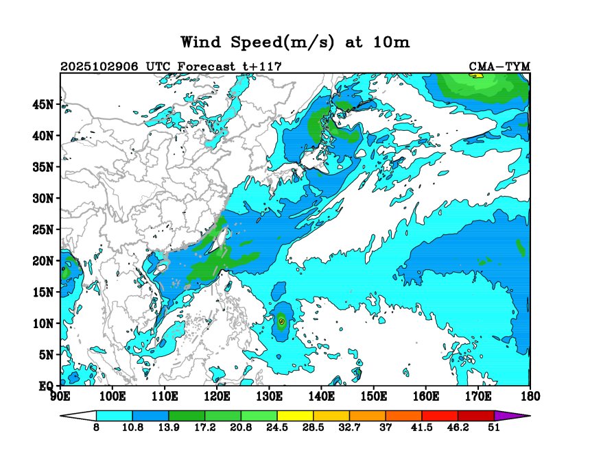 10/29 06时 +117小时