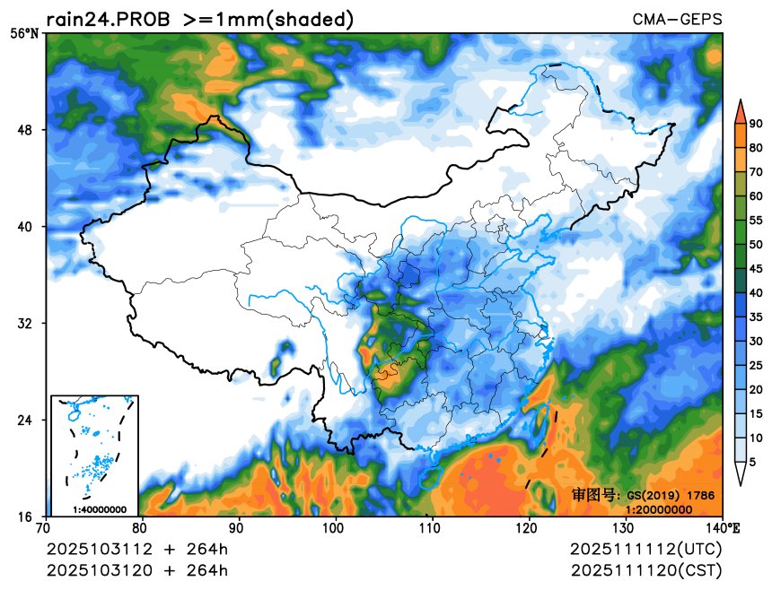 10/31 20时 +264小时