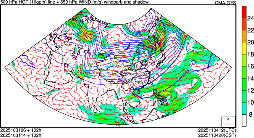 10/31 06时 +102小时