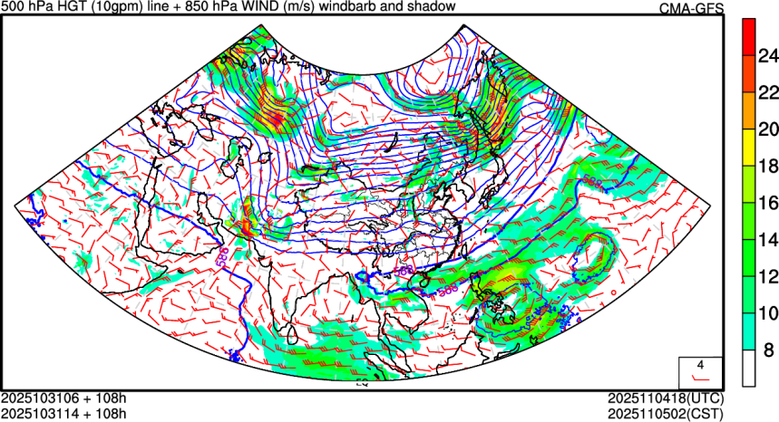10/31 06时 +108小时