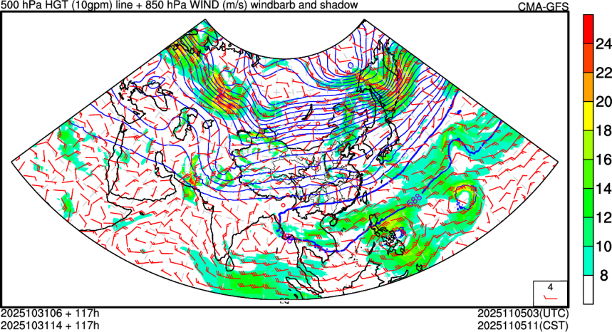 10/31 06时 +117小时