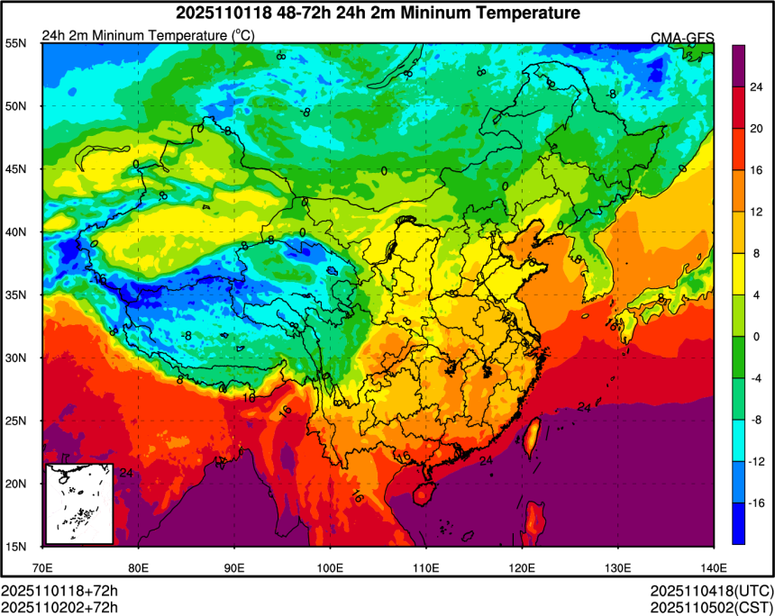 11/01 18时 +072小时