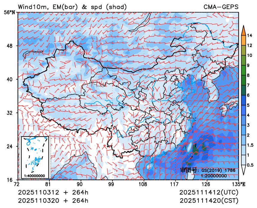 11/03 20时 +264小时