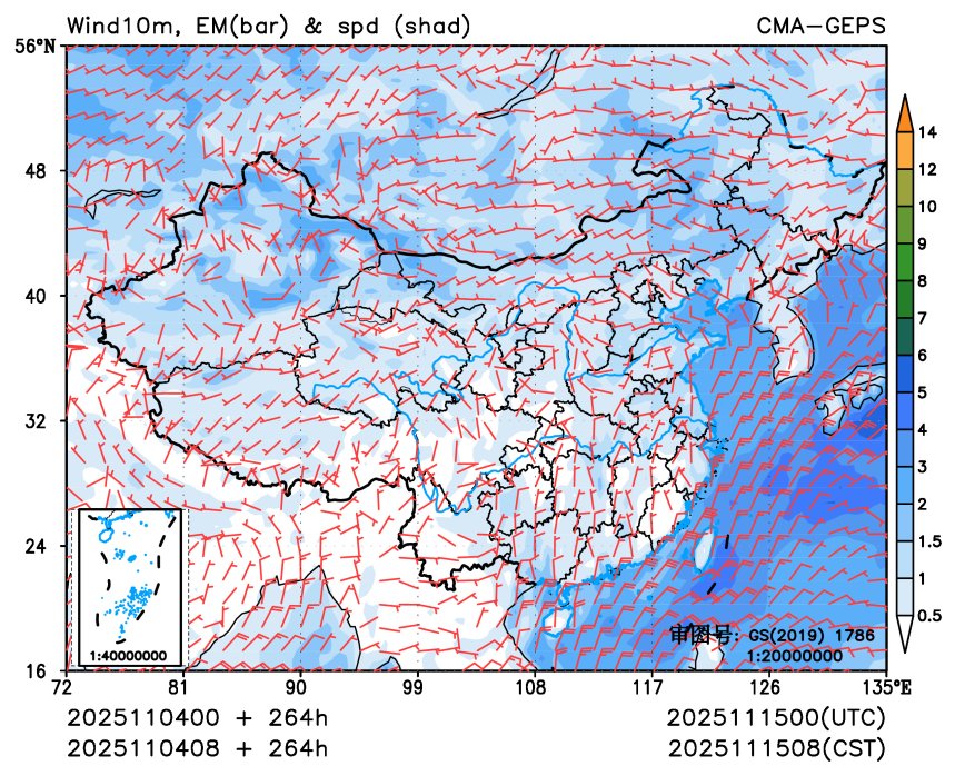 11/04 08时 +264小时