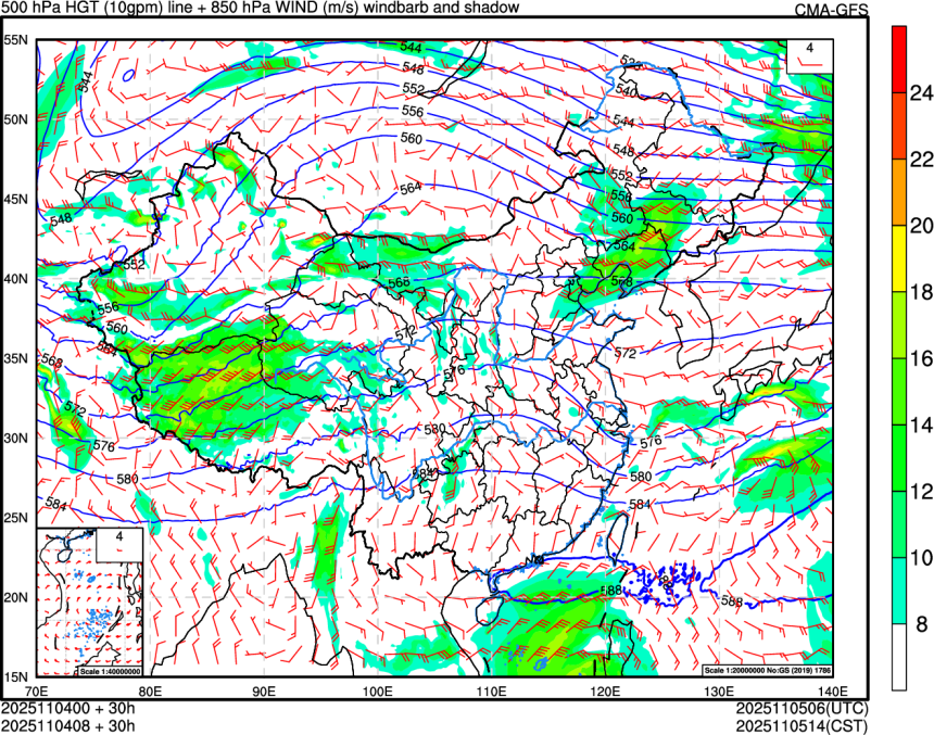 11/04 00时 +030小时