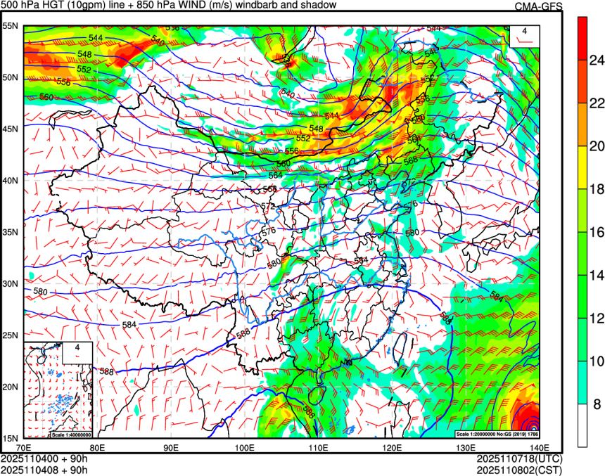 11/04 00时 +090小时