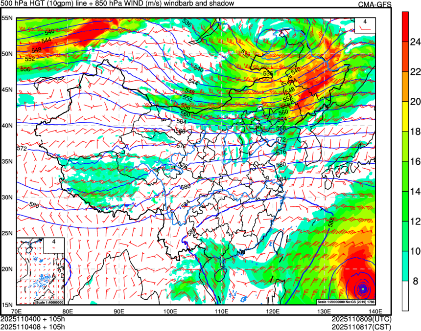 11/04 00时 +105小时