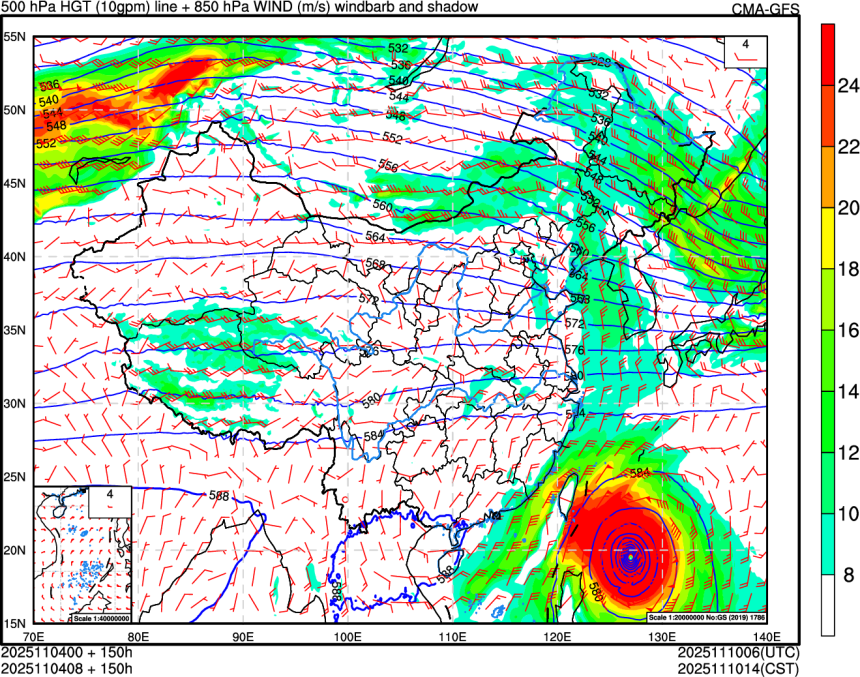 11/04 00时 +150小时