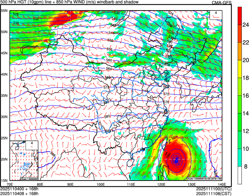 11/04 00时 +168小时
