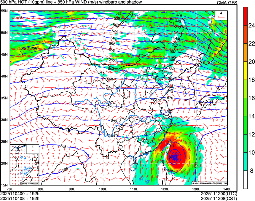 11/04 00时 +192小时