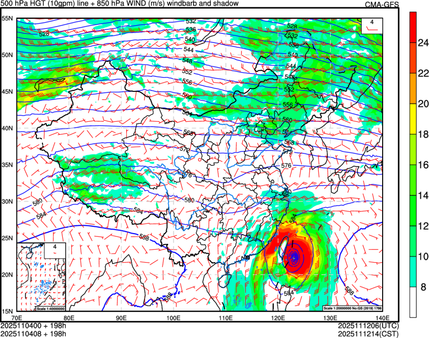 11/04 00时 +198小时