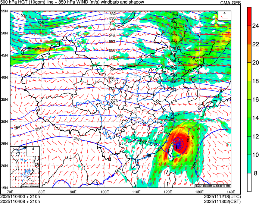 11/04 00时 +210小时