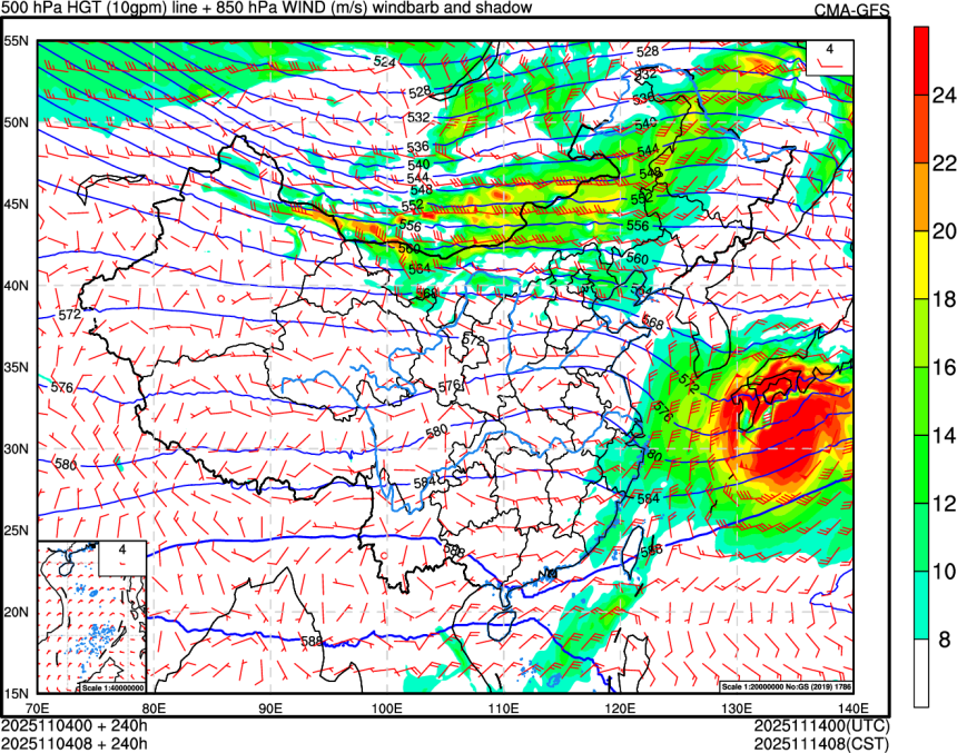 11/04 00时 +240小时