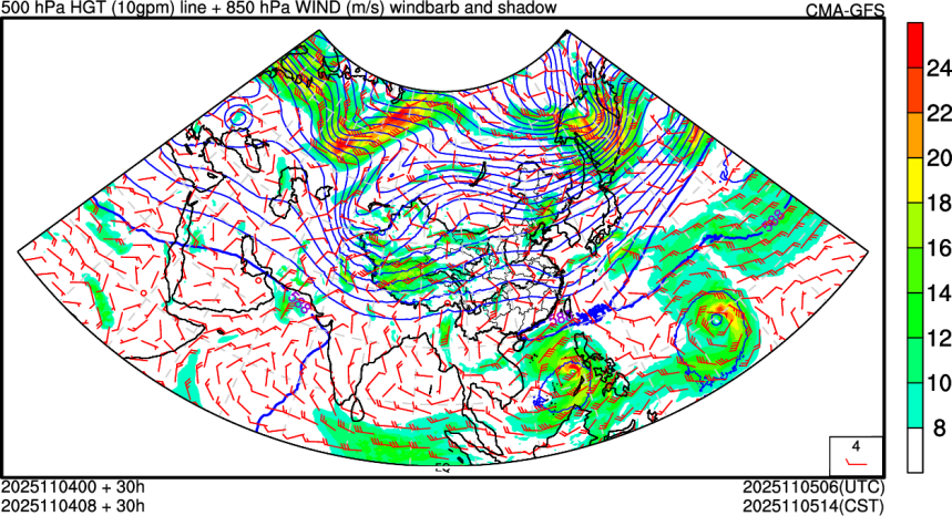 11/04 00时 +030小时