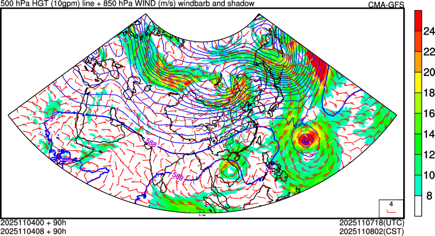 11/04 00时 +090小时