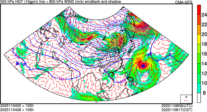 11/04 00时 +105小时