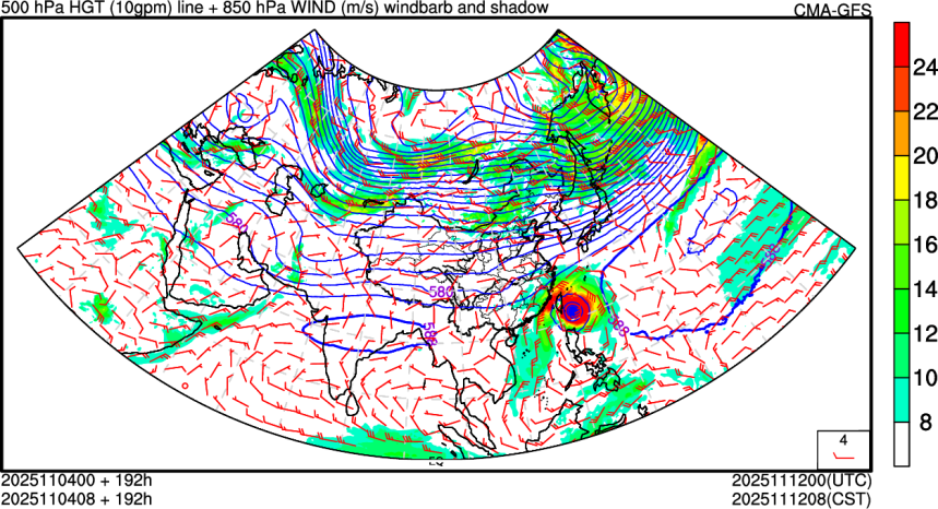 11/04 00时 +192小时