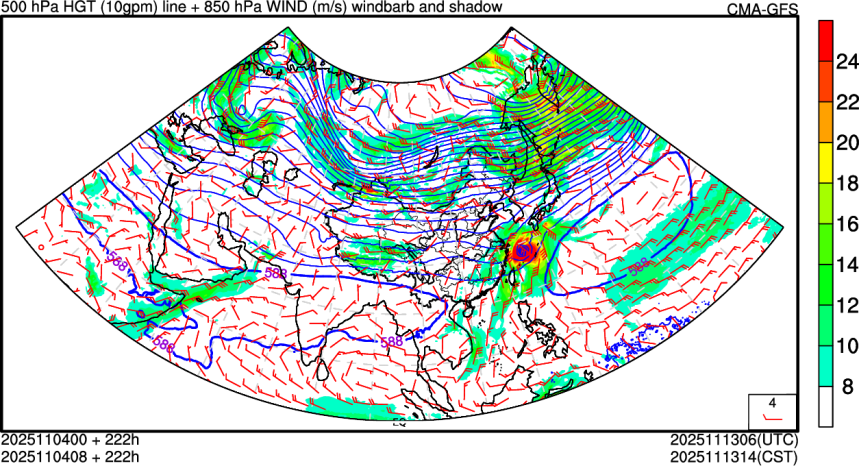 11/04 00时 +222小时
