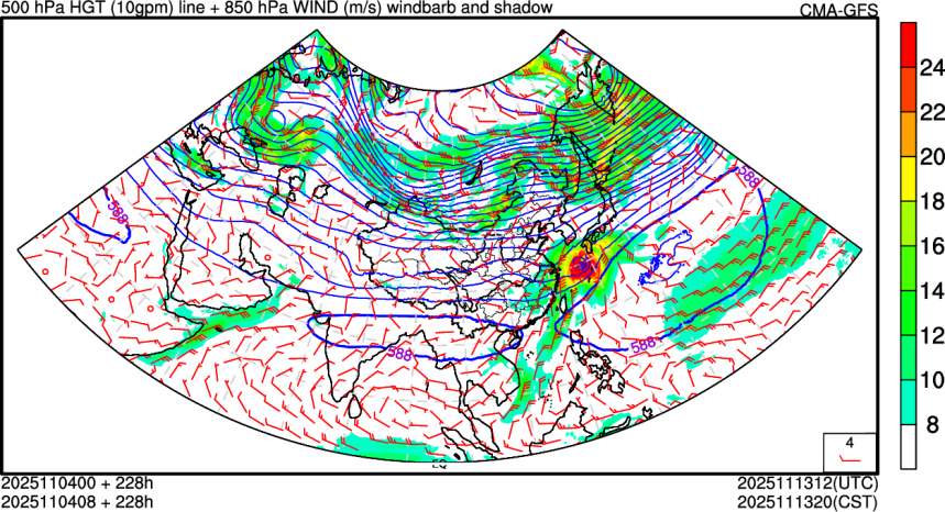 11/04 00时 +228小时