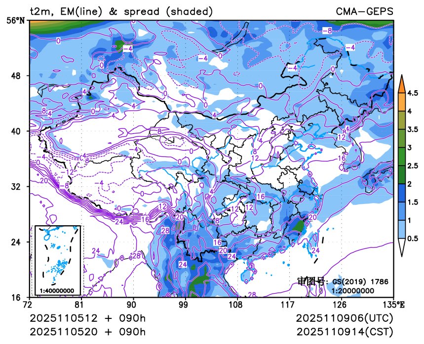 11/05 20时 +090小时