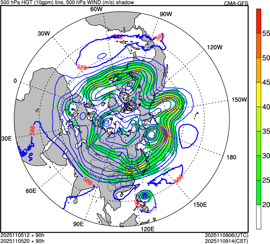 11/05 12时 +090小时