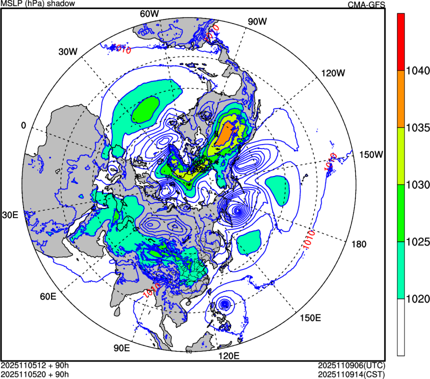 11/05 12时 +090小时