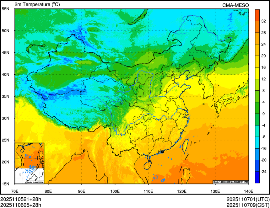 11/05 21时 +028小时
