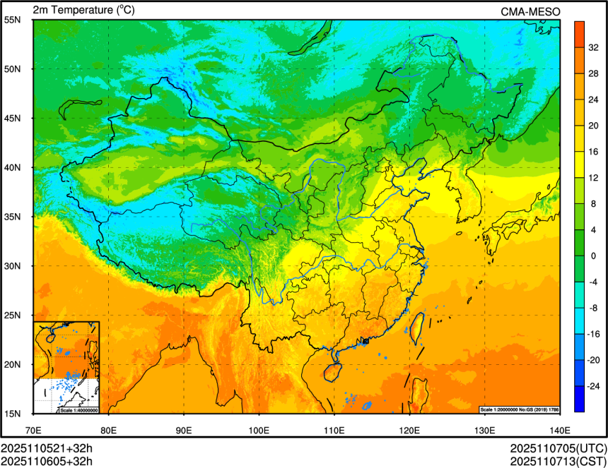 11/05 21时 +032小时