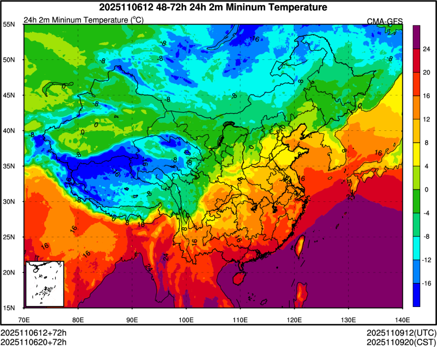 11/06 12时 +072小时