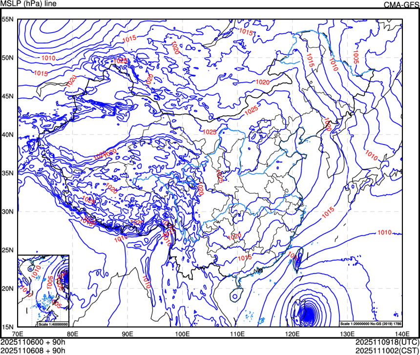 11/06 00时 +090小时