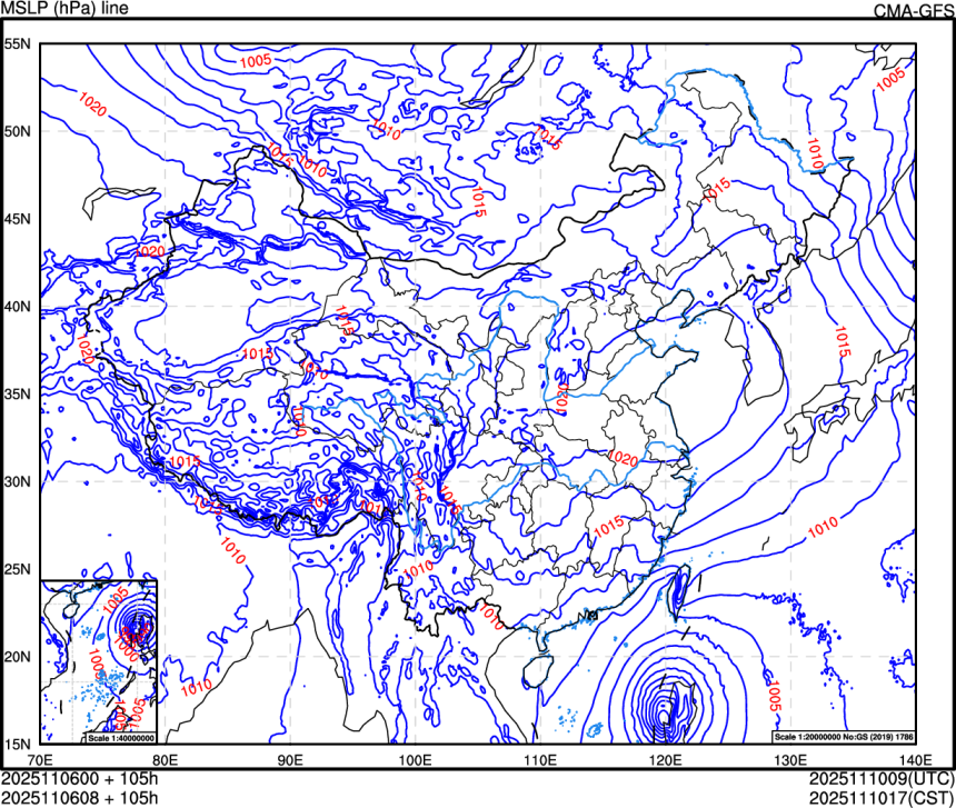 11/06 00时 +105小时