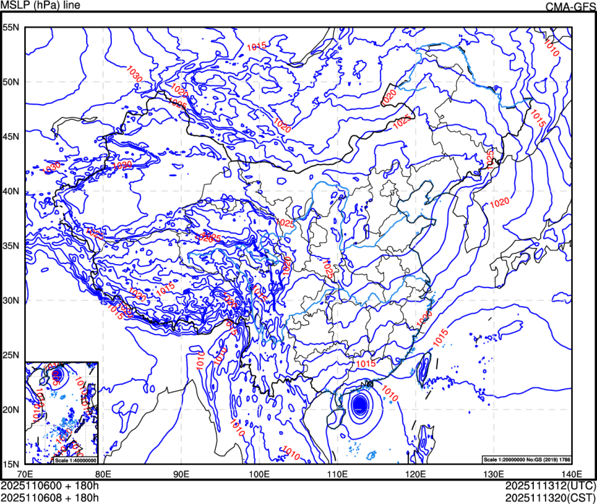 11/06 00时 +180小时