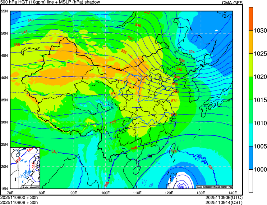 11/08 00时 +030小时