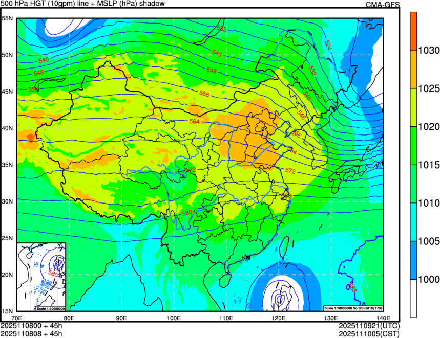 11/08 00时 +045小时