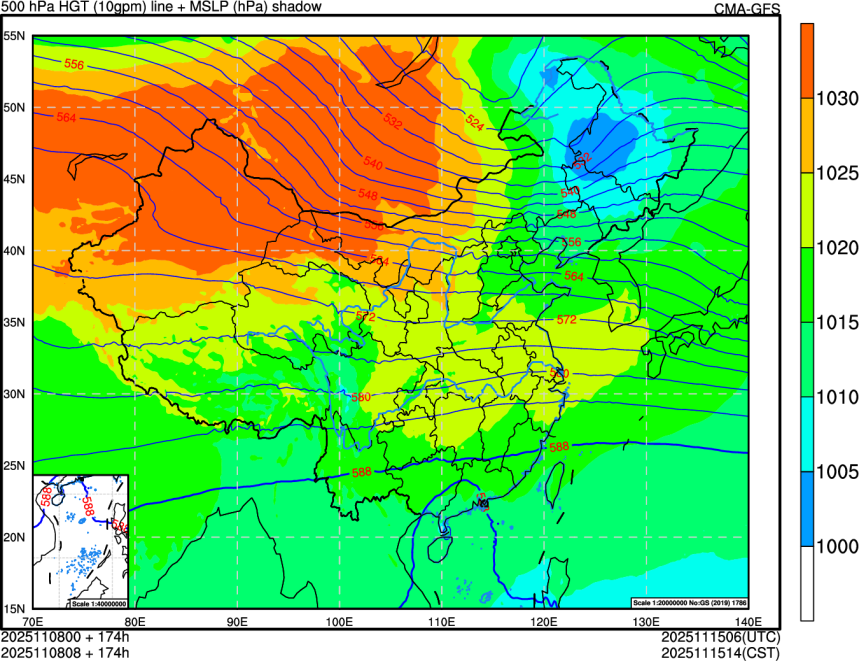 11/08 00时 +174小时
