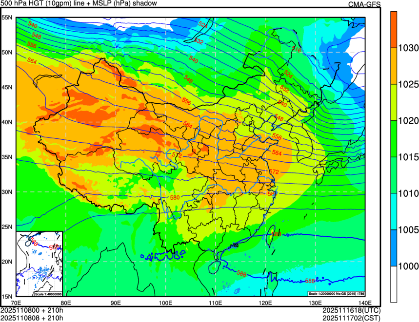 11/08 00时 +210小时