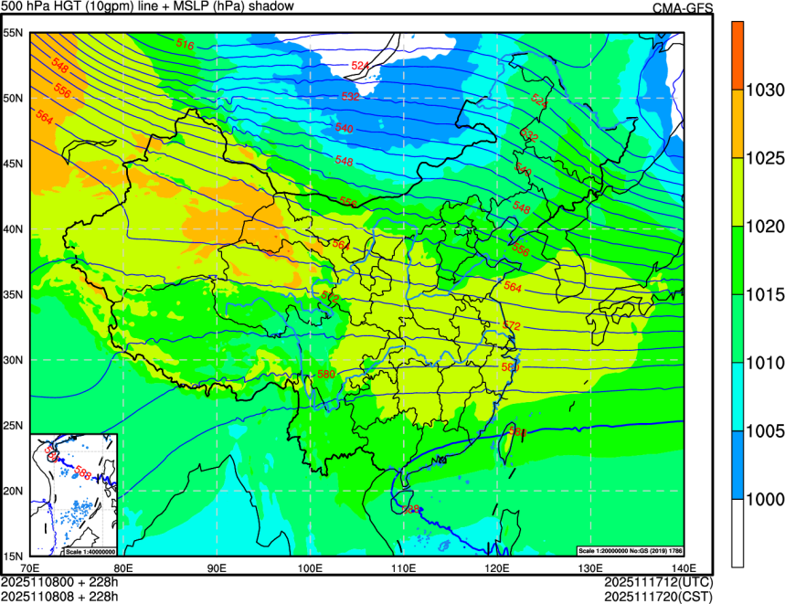 11/08 00时 +228小时