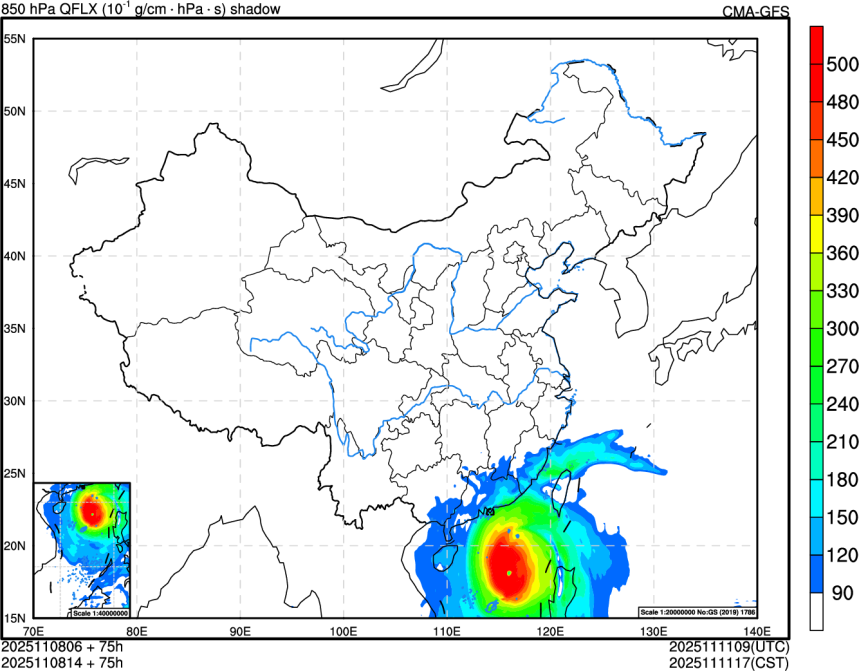 11/08 06时 +075小时