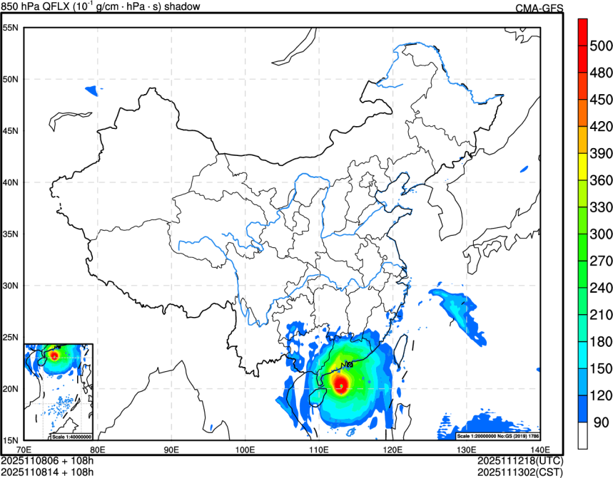 11/08 06时 +108小时