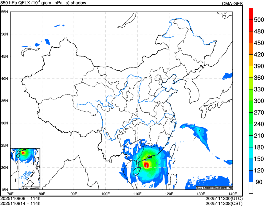 11/08 06时 +114小时