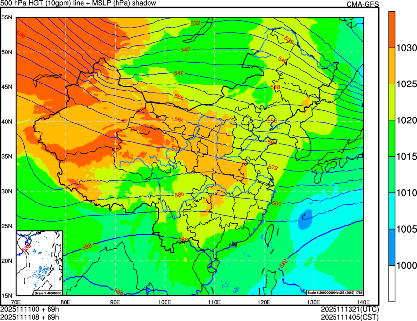 11/11 00时 +069小时