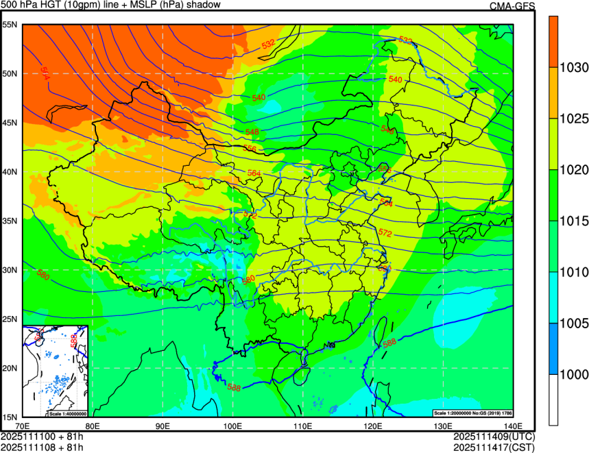 11/11 00时 +081小时
